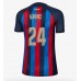 Cheap Barcelona Eric Garcia #24 Home Football Shirt Women 2022-23 Short Sleeve
